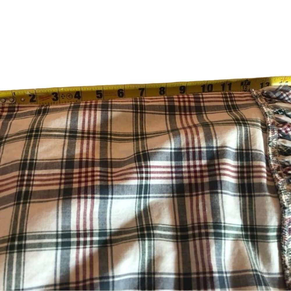 Longaberger Plaid Basket Liner